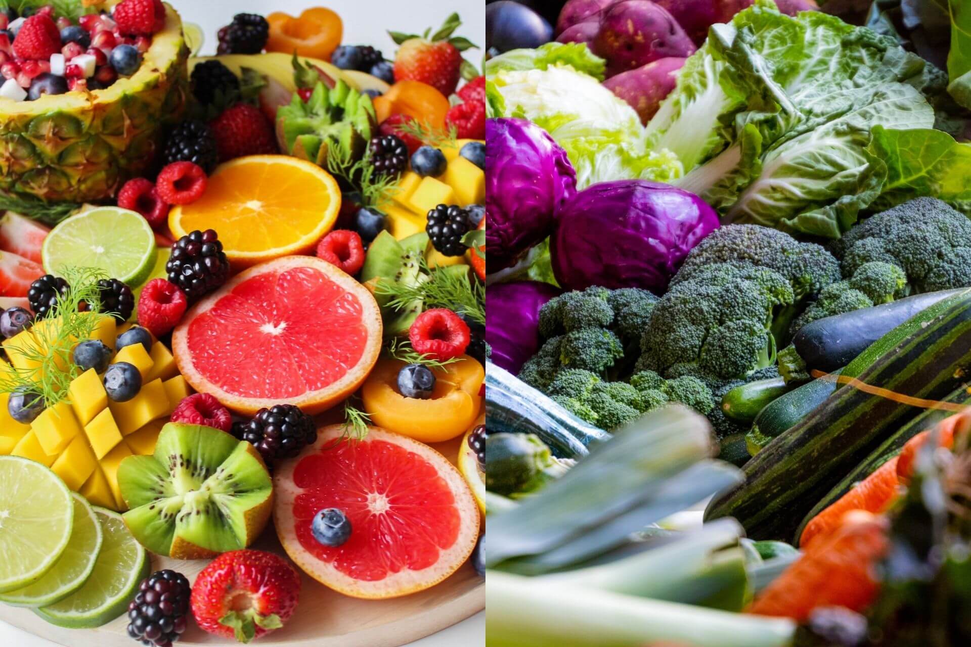 Diferencia fruta y verdura